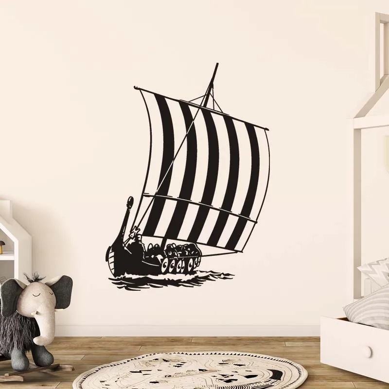 Creative Concept Ideas Boat Sail Boat Old World Ship Carrack Decal Vinyl Sticker Cars Trucks Vans Walls