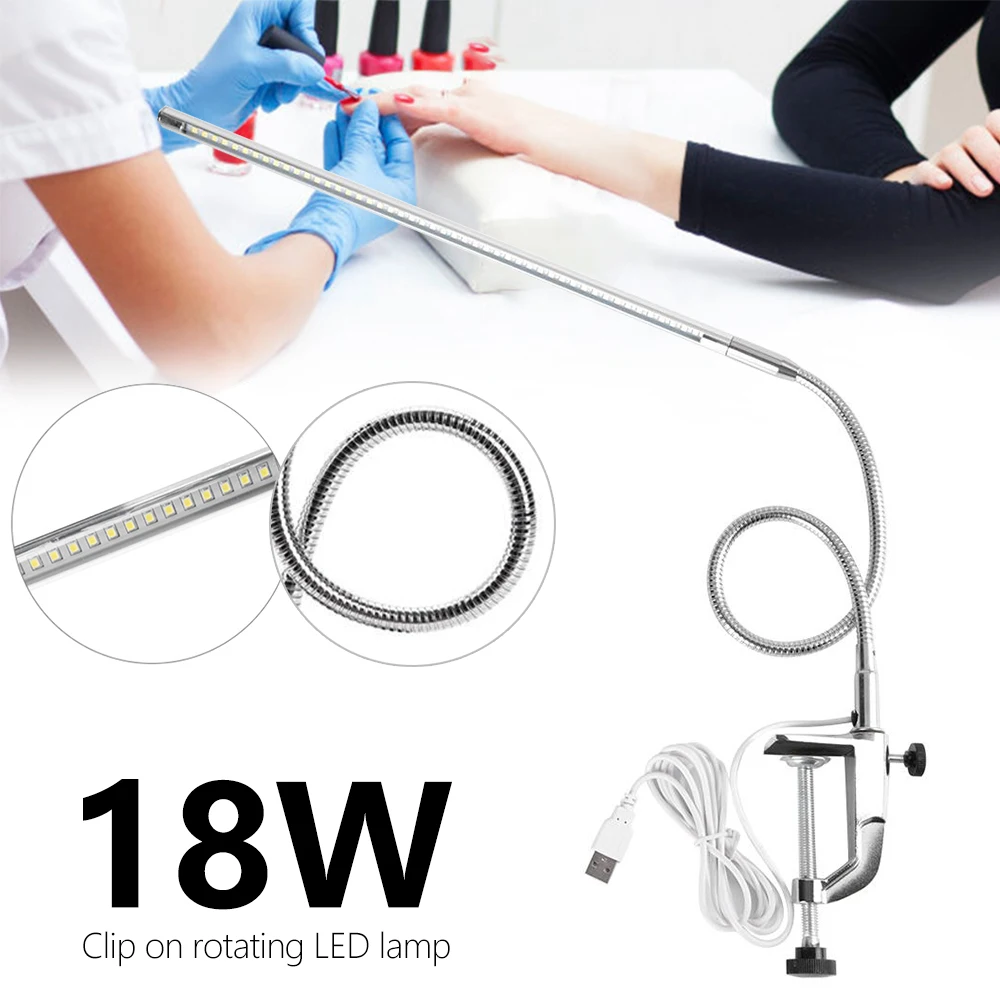 

LED Clip Table Lamp Clip-on Table Top Desk LED Desk Lamp Rotatable Reading Eye-protect Tattoo Light,Beauty Manicure