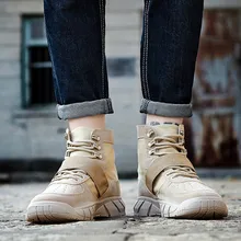 Мужские модные рабочие повседневные Красивые кожаные ботинки в стиле ретро; ботинки в байкерском стиле; Водонепроницаемая спортивная мужская повседневная обувь;# g2