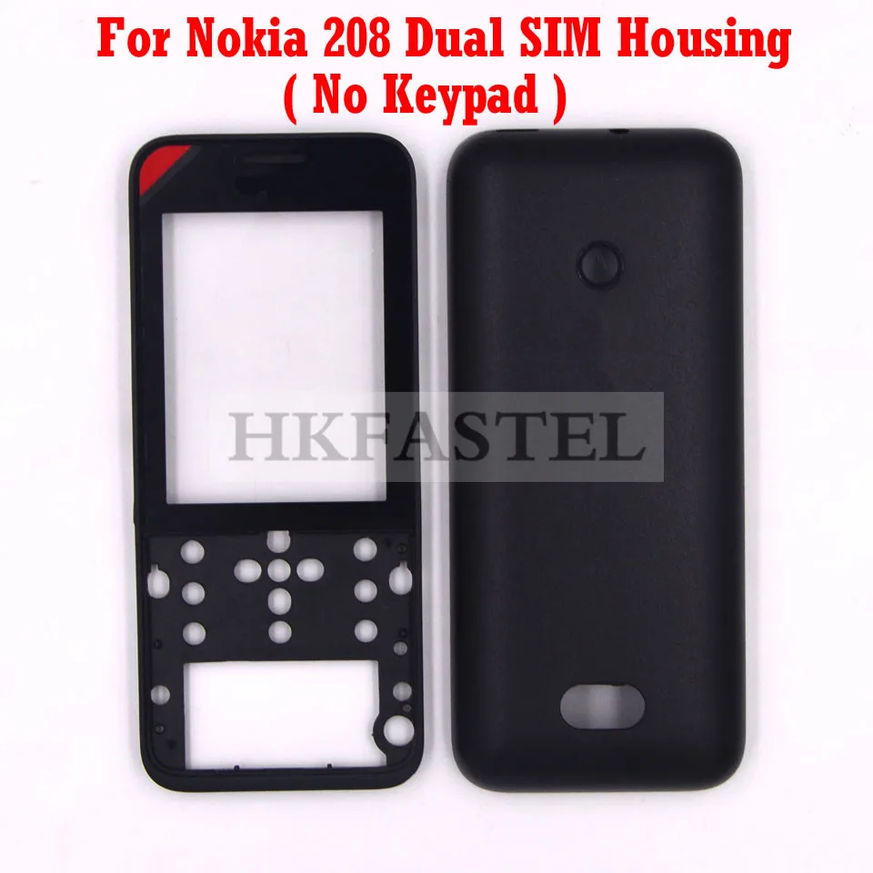 Чехол для мобильного телефона Nokia 208 с двумя sim-картами+ клавиатура Engilish/русский/иврит