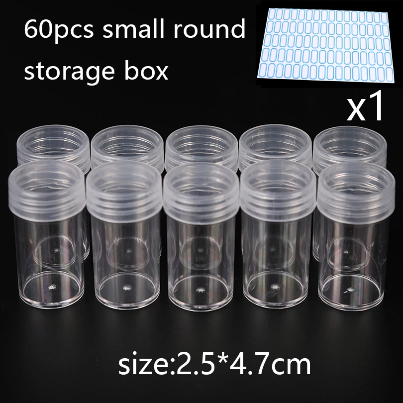 2/10/20/60/90 Bottles Diamond Painting Accessories Container