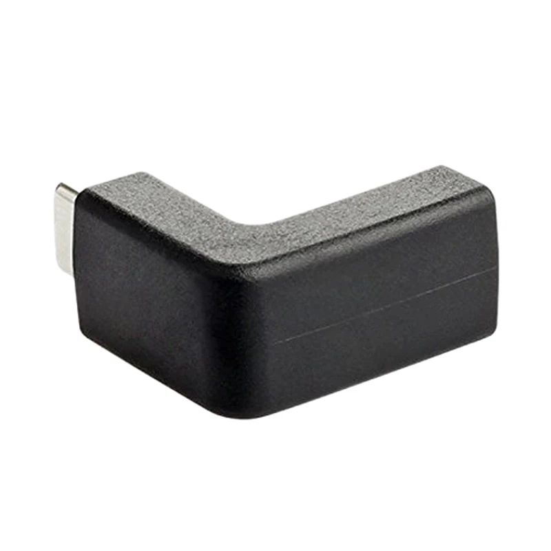 USB-C адаптер под прямым углом, папа к женскому 90 градусов(1-Pack