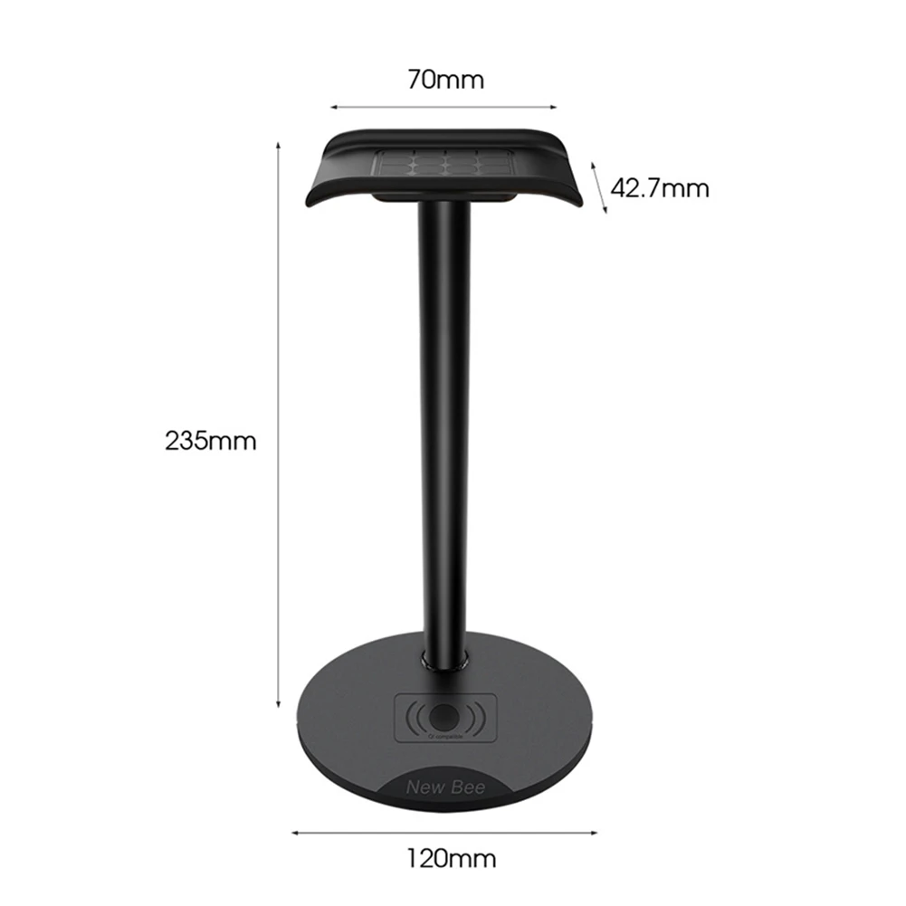 Earphone Hanger Headphone Bracket Charging Headphone Stand 5W 7 5W 10W Fast Charging Speed Headset Holder For All Qi Phone