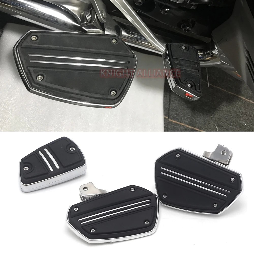 Motorcycle Front Rider Driver Foot Pegs Footrests For Honda Goldwing