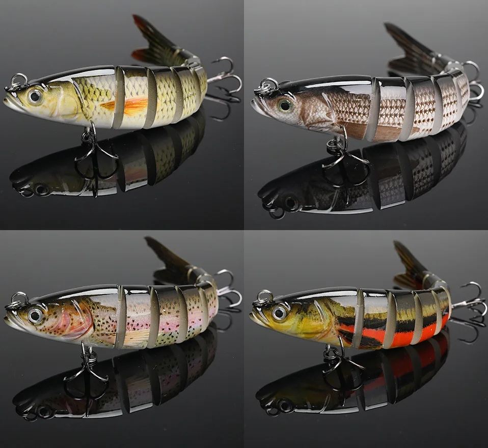 VTAVTA 14cm 23g Sinking Wobblers Fishing Lures Jointed Crankbait Swimbait 8 Segment Hard Artificial Bait For Fishing Tackle Lure 09
