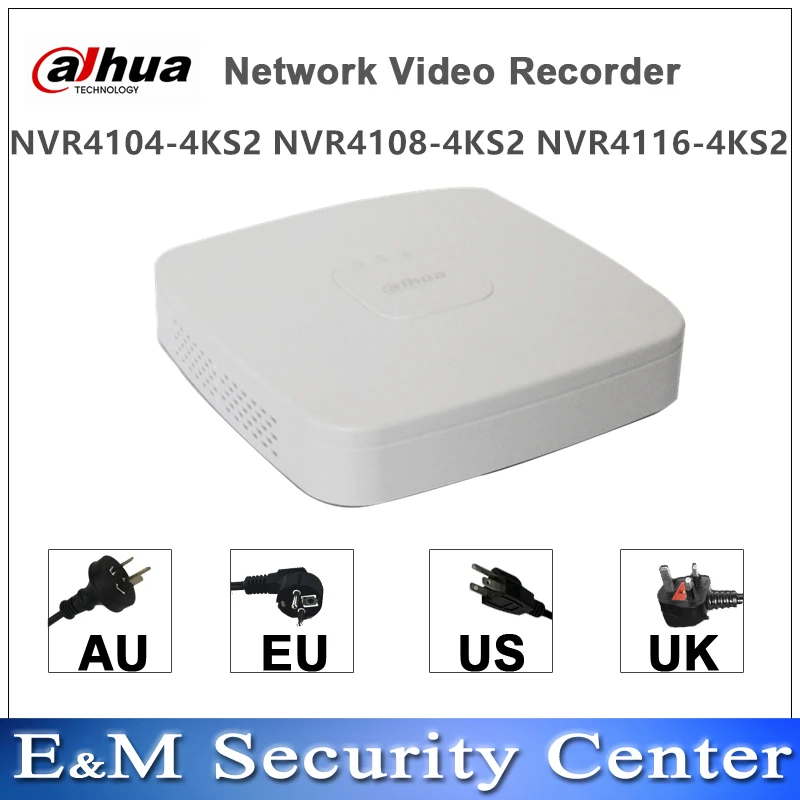 Мини видеорегистратор dahua 4/8 каналов 1U сетевая камера на английском языке с
