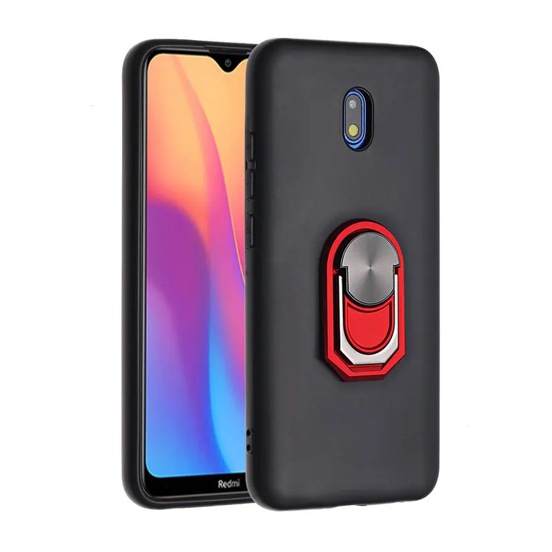 

For Redmi 8A Case Silicon Phone Cover For Xiaomi Redmi 8 A 8 Magnetic Car Holder Ring Case For Redmi 8 Luxury Shockproof Cover