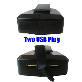 

1PCS X14.4V 18V Power Tools battery converter adapter for Makita Li-ion batteries with two usb port high quality