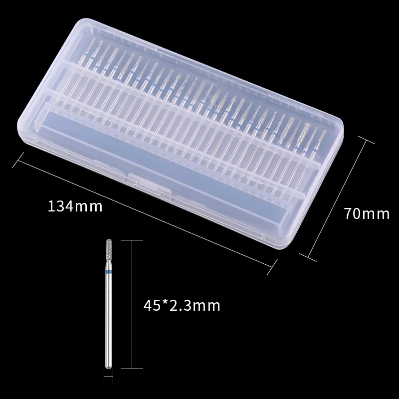  30 Pcs/Kit Multi Size Nail Drill Bits Set Electric Machine For Gel Polish Sanding Grinding Replacem