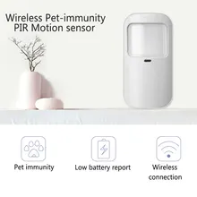 Détecteur de mouvement infrarouge sans fil, 433 MHz, système d'alarme de sécurité PIR en métal, accessoires pour la maison, télécommande