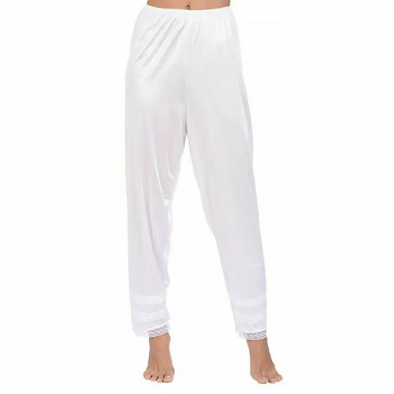 Goocheer Women Satin Pyjamas Bottoms Sleep Trousers Loose Casual Pajamas Nightwear Lounge Pants Sleepwear Homewear Sleep Bottoms