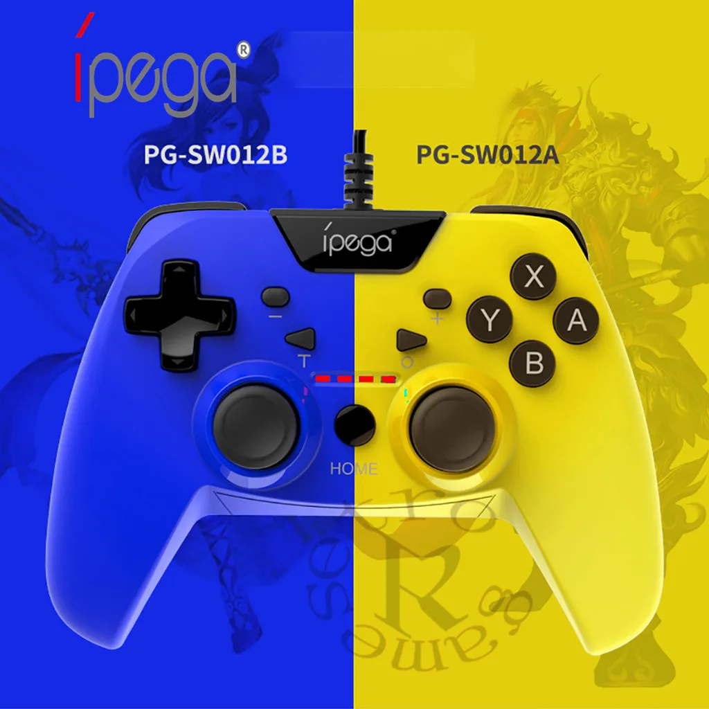 Проводная игровая версия iPEGA PG-SW012 двойная вибрация Turbo для Switch PS3 PC Android Прямая