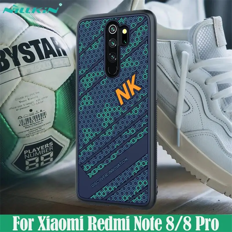 

Cover For Xiaomi Redmi Note 8 Pro Case NILLKIN Striker Case 3D Texture TPU Silicone Softness Back Cover for Xiaomi Redmi Note8