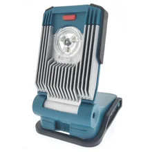 Электрический инструмент для украшения дома, строительный светодиодный рабочий 14,4 В/18 в, литий-ионный светодиодный светильник, светильник-вспышка, светильник для макиты