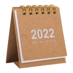 Mini calendrier décoratif 2022, ornement, maison, bureau, calendrier, enregistrement 