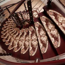 Многоразовые лестничные ковер "Протектор" противоскольжения Европейский дворец Нескользящие коврики шаг ковер для дома