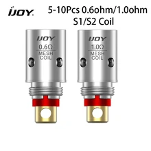 5-10 шт. IJOY Saturn сетчатая катушка 0.6ohm S1 катушка 1ohm S2 катушка для JOY Saturn картридж