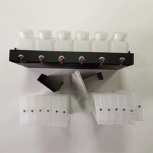 Двойной 6 цветов чернила большой емкости системы без чипы для roland mutoh mimaki принтер