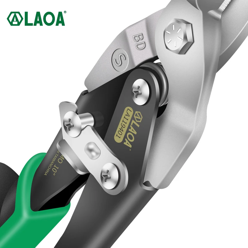 LAOA Tin Scissors Shear Tin Stainless Steel Keel Scissors Aluminum Buckleboard Scissors Aviation Scissors 4