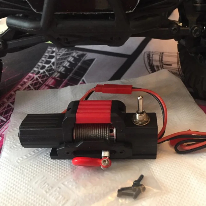 Металлическая электрическая лебедка RC автозапчасти аксессуары для 1/10 масштабе