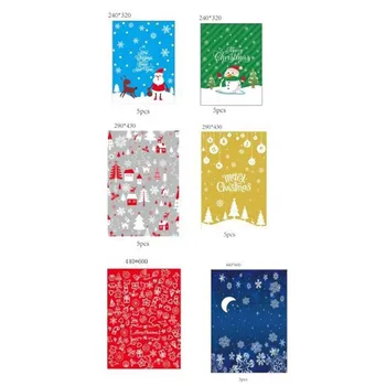 

Present Candy bag Wrap Candy Reusable Storage Printed Packaging Xmas Foil