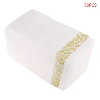 

Disposable Disposable Hand Towels & Decorative Bathroom Napkins | Soft and Absorbent Linen-Feel Paper Guest Towels for Kitchen,
