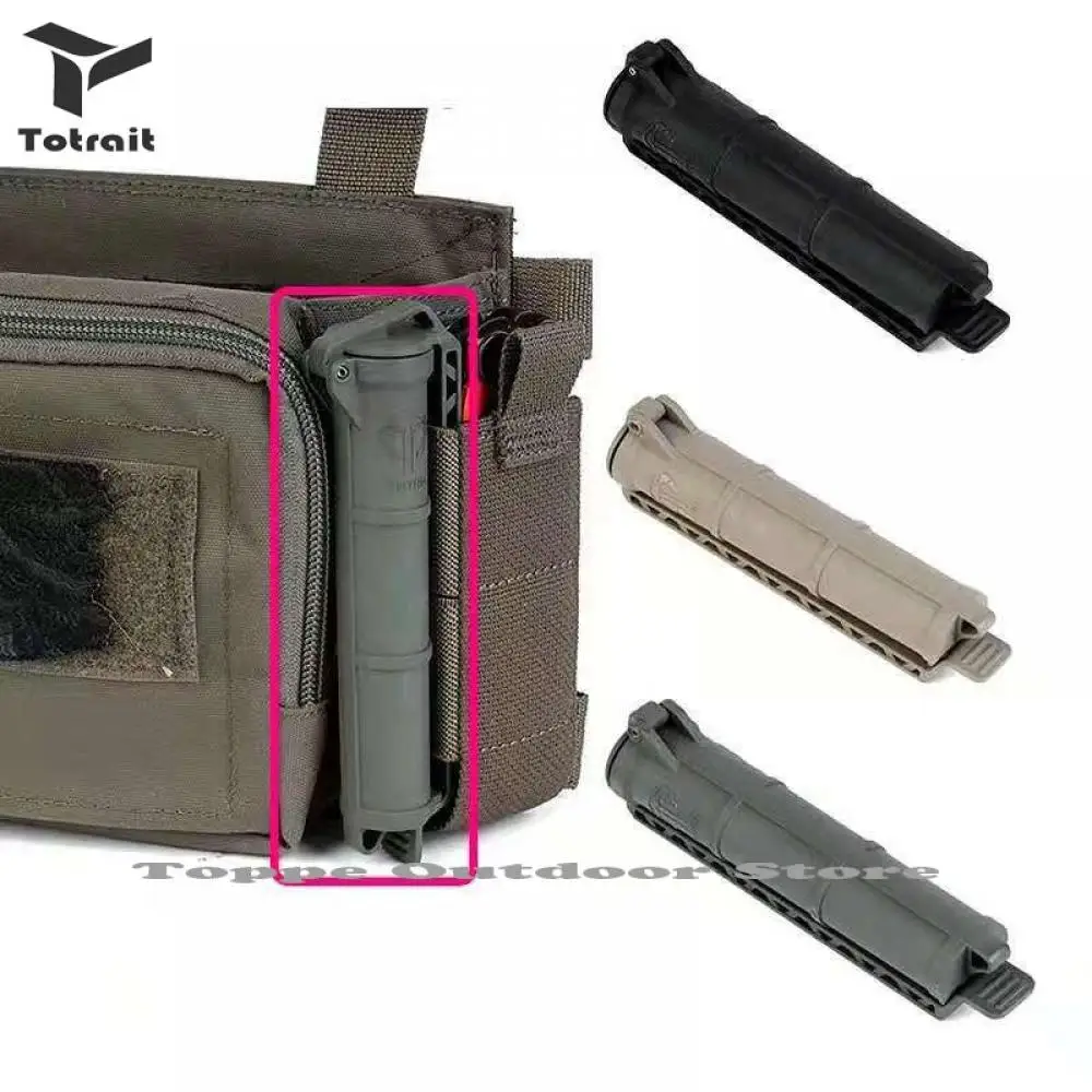 Tactical Battery Storage Case Box Hanging Belt For Outdoor Sport 