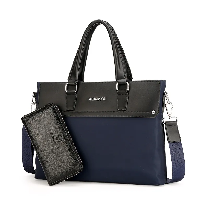 

2019 New Style Men Hand Large Bag Europe And America Trend of Fashion Oxford Cloth Different Size Bags Shoulder Briefcase