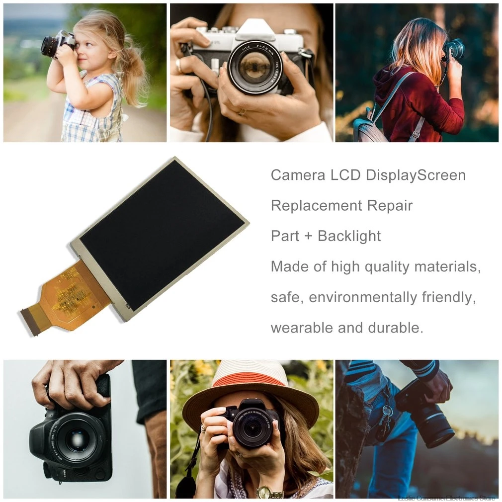 Для Nikon D3400 D5500 D3000D3300D5200 запасные части для дисплея+ Подсветка Суперпрозрачные прочные Запчасти для цифровой камеры ЖК-дисплей