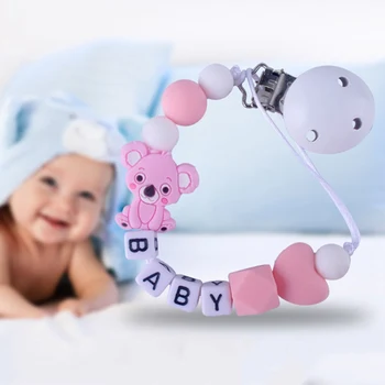 

New Safety Baby Silicone Nipple Clip Anti Lose Chain Anti Dropping Chain Of Gum Dummy Chain Silicone Pacifier Holder Baby Toys