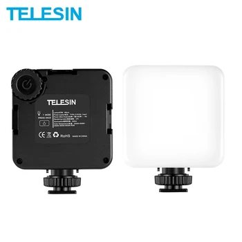 

TELESIN Mini RGB LED Video Light 2000mAh Portable Pocket Photographic Lighting Vlog Fill Light Smartphone DSLR SLR Lamp