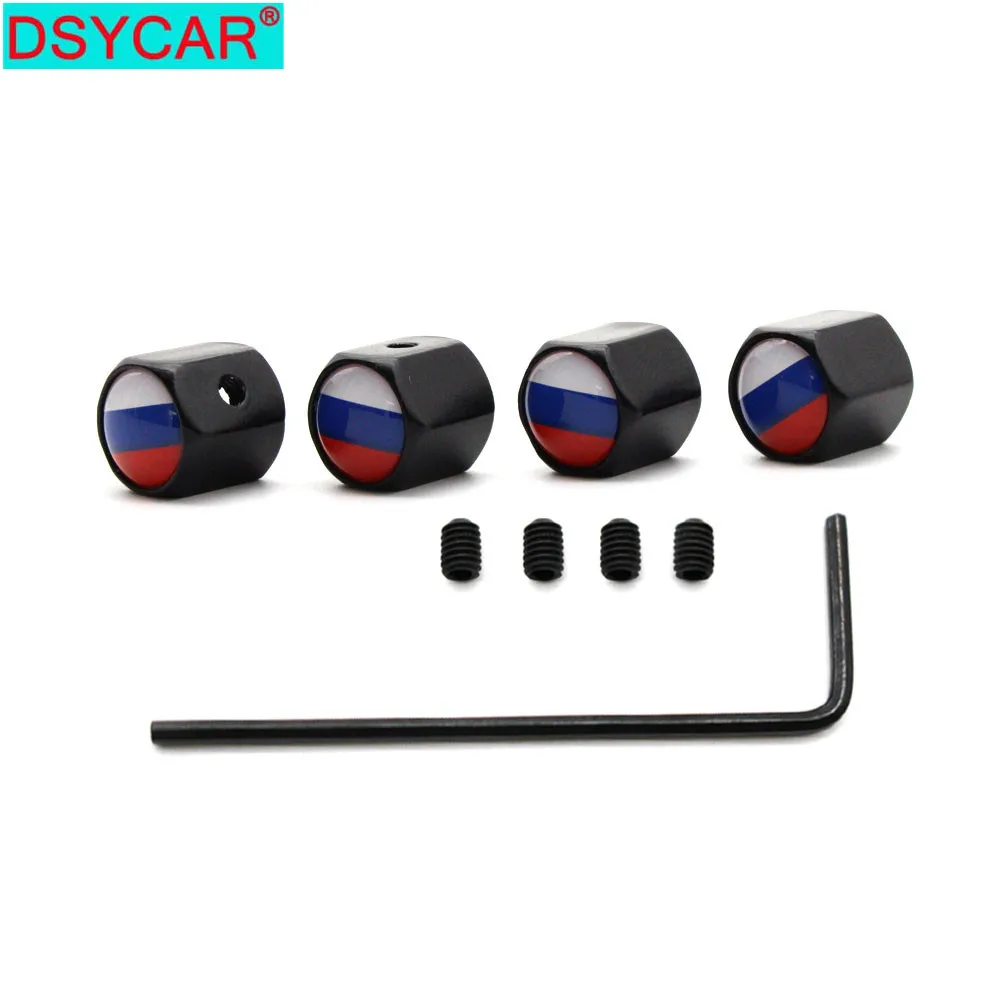 DSYCAR 1Set Car Styling Zinc Alloy Anti-theft Russia National Flag Car Tire  Valve Caps Wheel Tires Tire Stem Air Cap Airtight C AliExpress