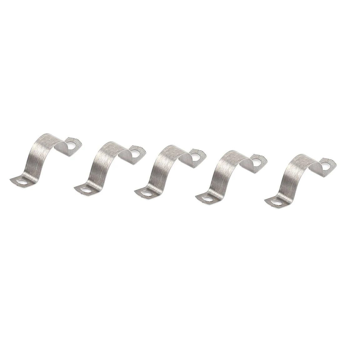 

Hot New Stainless Steel Two Hole Pipe Strap Clamp Fastener 1/2-inch 100pcs
