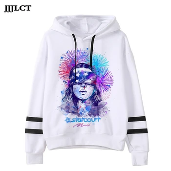 

Kawaii Korean version of the oversized Harajuku hip hop hooded hoodie stranger things season 3 hoodie ladies funny 11 sweatshirt