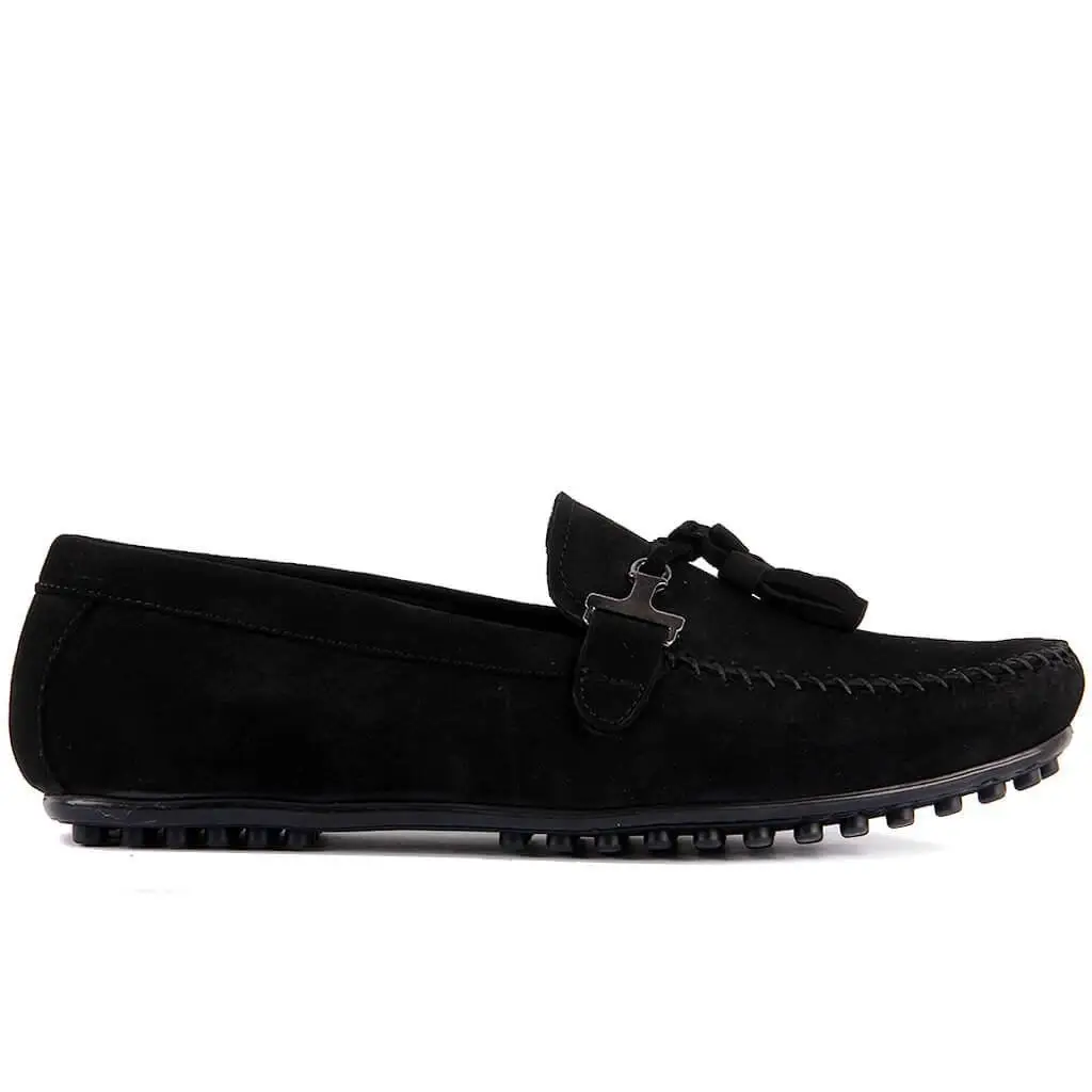 

Sail-Lakers Black Nubuck Men Casual Shoes