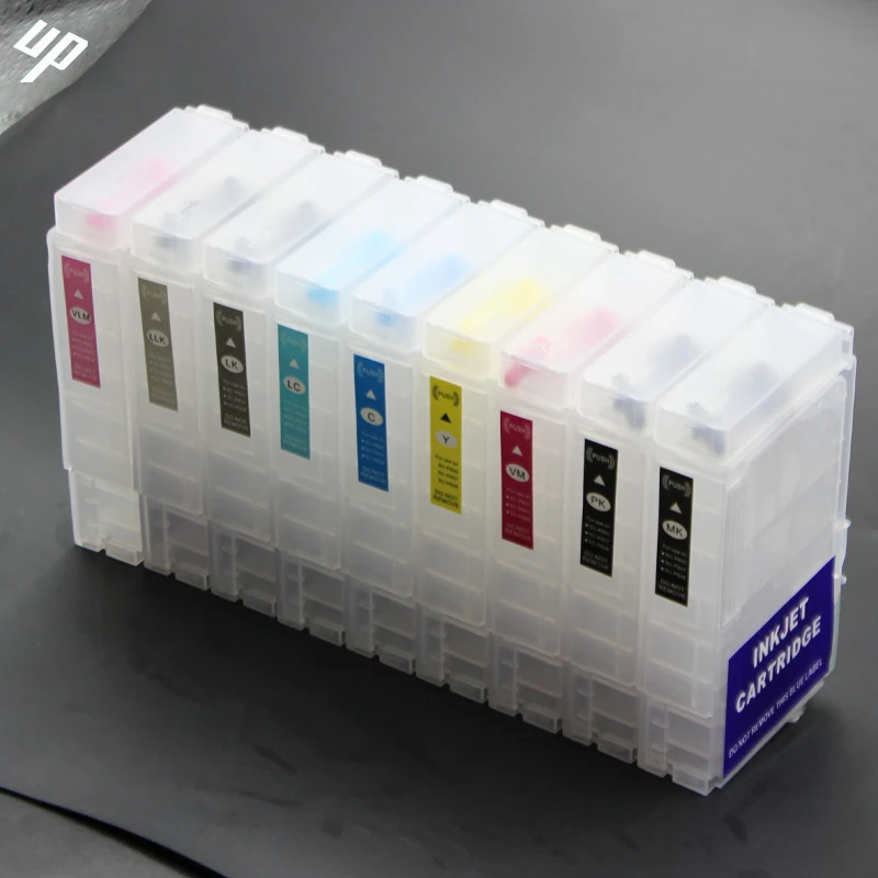 9 шт для Epson P600 surecolor многоразовые картриджи без чипа T7601 Высокая емкость 80