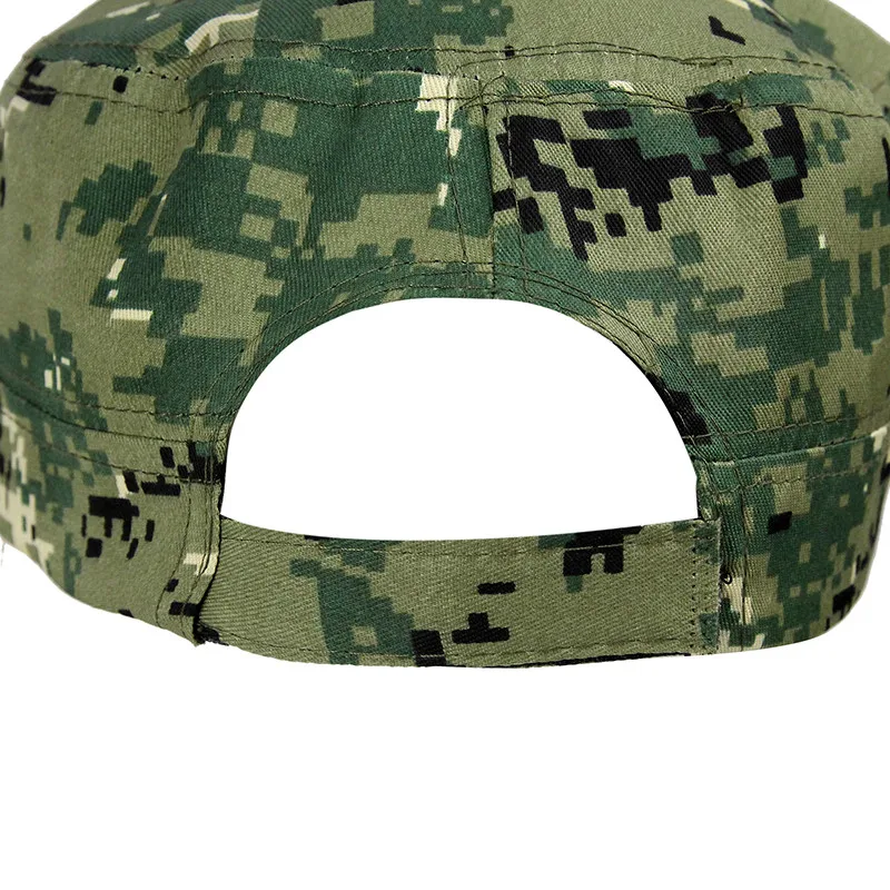 Summer Camouflage Cadet Contractor's Cap Adjustable Hunting Cap Mens Military Patrol Combat Cap Army Hat Durable Comfortable