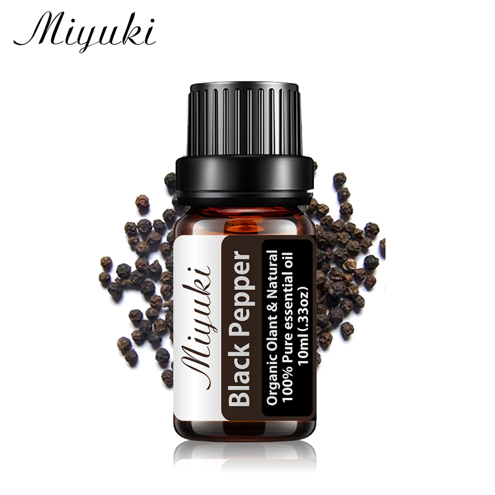 10ML Black Pepper Essential Oils 100 Pure Natural Essential for Aromatherapy Diffusers Oil