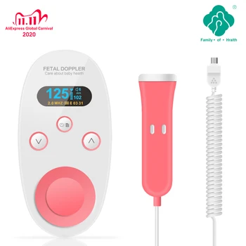 

Digital Doppler Ultrasound Equipment Home Prenatal Fetal Heartbeat Detector Fetal Doppler Monitor