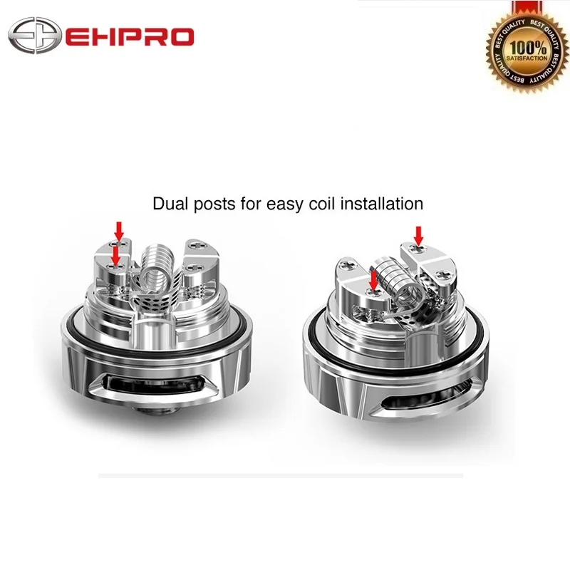 Оригинальный Ehpro kelie RTA распылитель 2 мл 3 5 Vape танк с двойным пост колода и соты