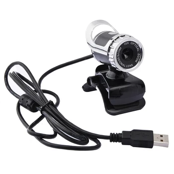 

Clip On Desktop HD Sound Absorption Microphone 12 Megapixels USB 2.0 Webcam Camera Laptop Support Windows PC