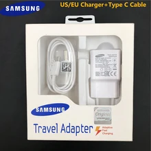 samsung 9V1. 67A ЕС быстрое зарядное устройство Адаптивное дорожное настенное зарядное устройство type C кабель для Galaxy S10 S8 S9 Plus Note 10 9 8 Pro A70