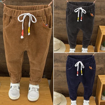 

Boys Spring and Autumn Casual Pants 2019 New Children's Pants Baby Trousers Corduroy Pants for Boys Toddler Casaul Trousers 2-7Y