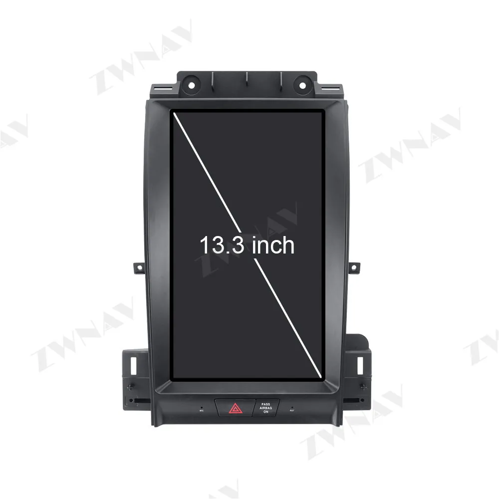 Discount vertical Tesla style 13.3" Android 7.1 Car dvd multimedia Player unit For Ford Taurus 2012 2013 2014 2015 2016 GPS radio stereo 9