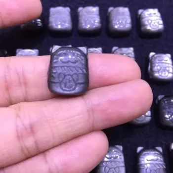 

Natural indox kitten pendant 16*13*7mm