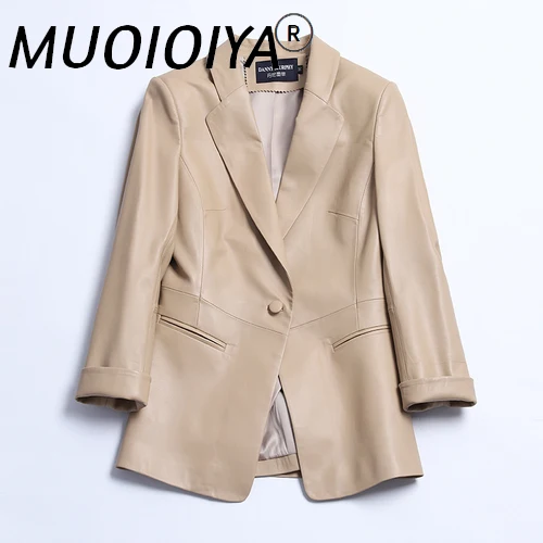 安いそれに目立つ 100 本革ジャッカー女性秋22シープスキンのコート女性黒人女性のジャケット春jaqueta Feminina Gxy46 新着商品 Dilmil Manado Go Id