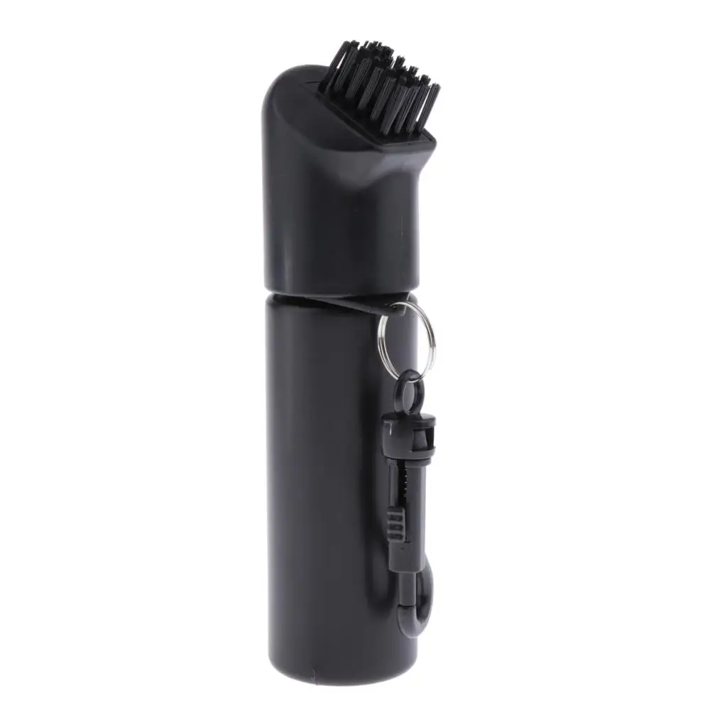 Golf Club Cleaner Self-Contained Water Groove Wet Clean Brush with Clip Squeeze Water Bottle Brush Cleaner