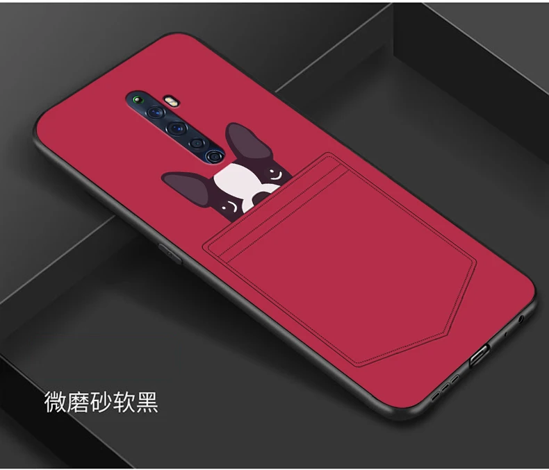 8 Для OPPO Reno2 Z чехол милый мультяшный Мягкий силиконовый чехол для OPPO Reno 2Z 2 Z чехол для телефона s черный бампер Капа для OPPO Reno2Z - Цвет: 8