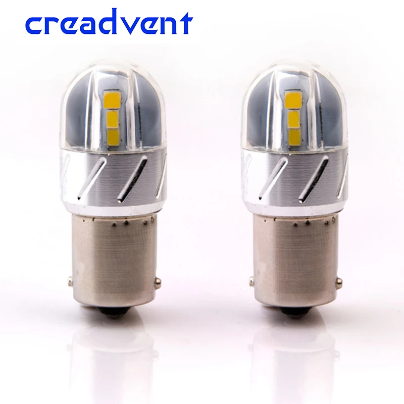 СВЕТОДИОДНЫЙ Автомобильный ДХО 2 шт. 1156 BA15S P21W 3030 6SMD 4 Вт светодиодный стоп-сигнал