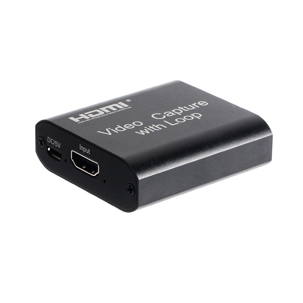 HD 1080P 4K HDMI Video Capture Card HDMI To USB 2.0 Video Capture Board Game Record Live Streaming Broadcast Local Loop Out